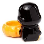 Ancient Wisdom Ceramic Skull Boy Tea Light Candle Holder - Image 3
