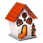 Ancient Wisdom Spooky Spider Pumpkin Witch Halloween House LED Decoration - Image 3
