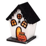 Ancient Wisdom Spooky Spider Pumpkin Halloween House LED Decoration - Image 4