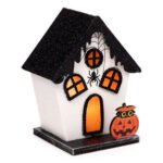 Ancient Wisdom Spooky Spider Pumpkin Halloween House LED Decoration - Image 3