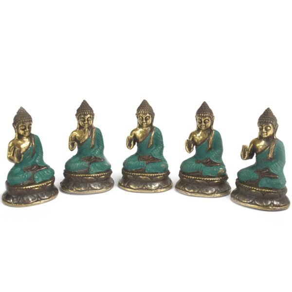 Ancient Wisdom Mini Hand Up Sitting Buddha Ornaments