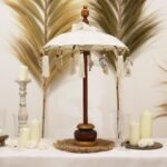 Ancient Wisdom Natural 40cm Bali Home Decor Canvas Parasol - Image 7