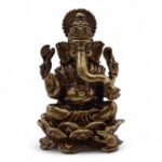 Ancient Wisdom Brass Miniature Gods – Ganesha (49mm)