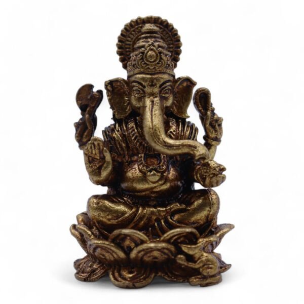 Ancient Wisdom Brass Miniature Gods – Ganesha (49mm)