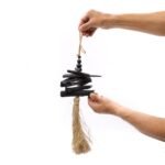 Ancient Wisdom 42cm Hanging Seagrass Driftwood Tassel Wall Decor - Image 2