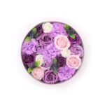 Ancient Wisdom Soap Lavender Rose & Carnation Flowers Round Box - Image 5