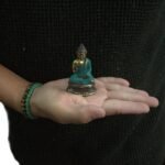 Ancient Wisdom Mini Hand Up Sitting Buddha Ornaments - Image 2