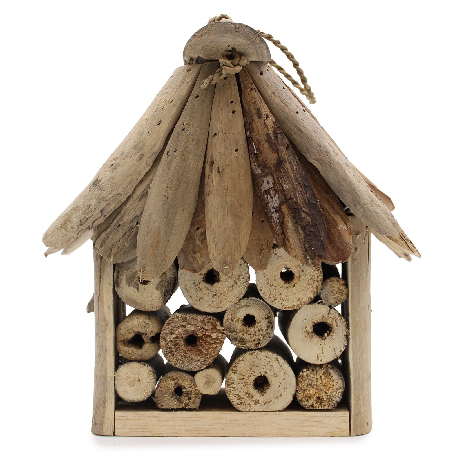 bG9jYWw6Ly9tZWRpYS85SC82RS82MFIzMEMxRzZSVDM2RTlILzc0YmI1MmI2LmpwZWc.jpg Ancient Wisdom Handcrafted Driftwood Bee & Insect Box - Image 1