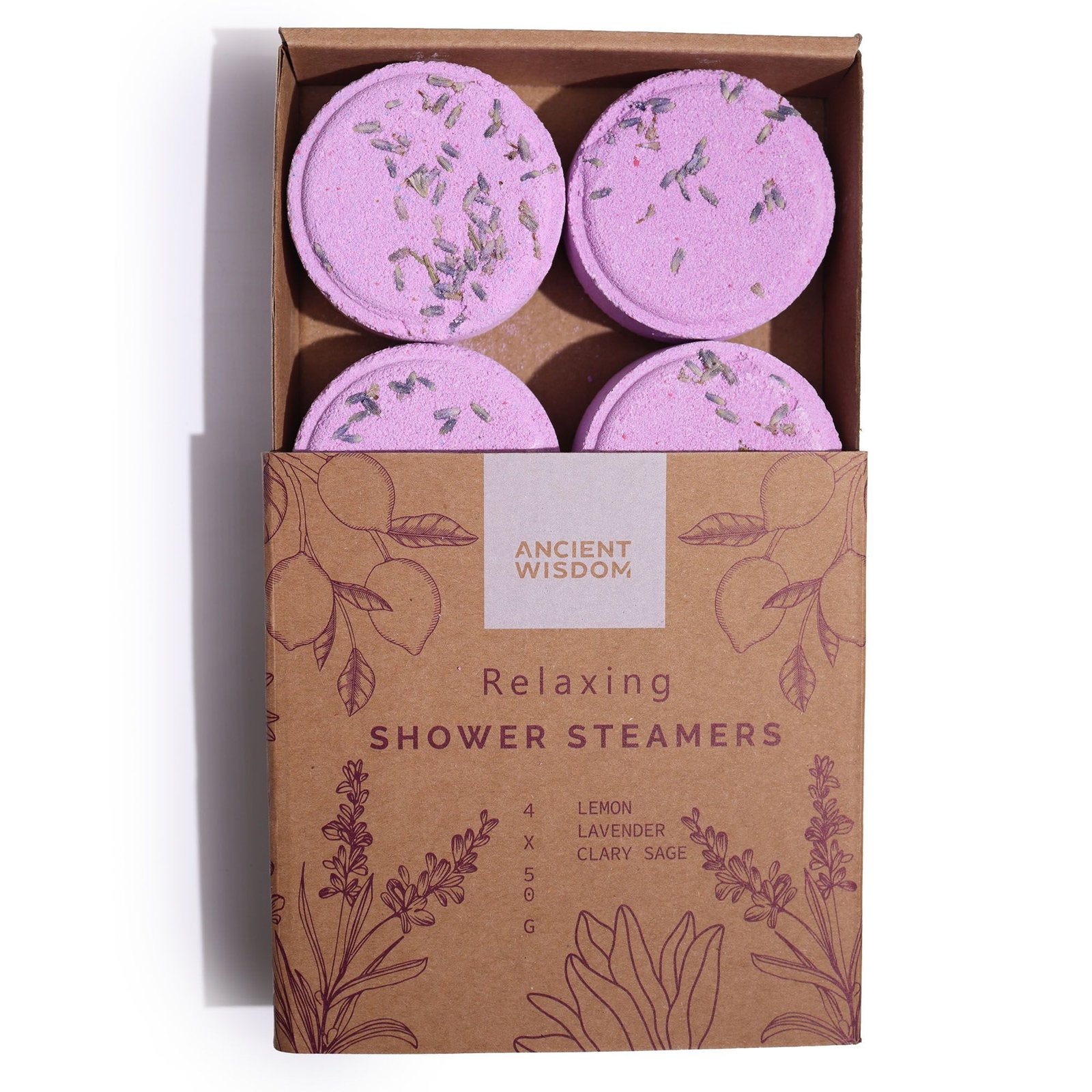 bG9jYWw6Ly9tZWRpYS85SC84RC82MFIzMEMxRzZXVDM4RDlILzNkNzU1ZWY4LmpwZWc.jpg Ancient Wisdom Zen Shower Steamers Relaxing Therapy Wellness Gift Set - Image 1