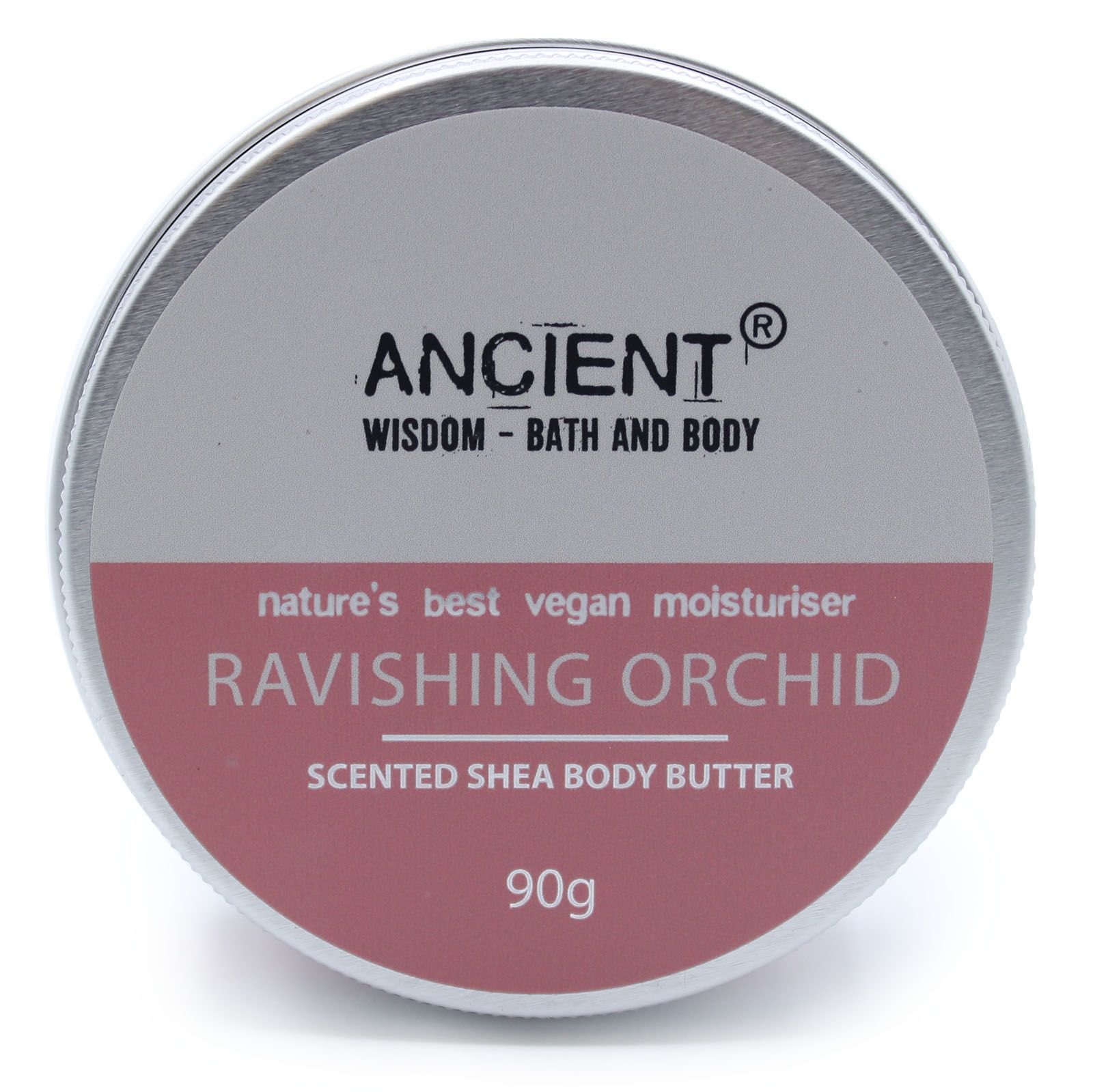 bG9jYWw6Ly9tZWRpYS85SC8wRC82MFIzMEMxRzZSU0swRDlILzUyNTRkNzE1LmpwZWc.jpg Ancient Wisdom Ravishing Orchid Scented Shea Body Butter 90g - Image 1