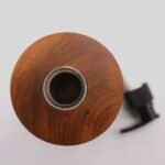 Ancient Wisdom Natural Teakwood Taper Soap Dispenser - Image 2
