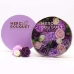 Ancient Wisdom Soap Lavender Rose & Carnation Flowers Round Box - Image 4