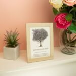 Ancient Wisdom Gemstone Framed Picture - Tree of Life - Moonstone  (20x14.7x1cm) - Image 3