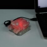 Ancient Wisdom Toad Shaped Multicolour USB Himalayan Salt Lamp - Image 2