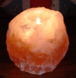 Ancient Wisdom Natural Himalayan Salt Candle Holder - Image 2