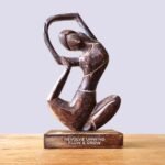 Ancient Wisdom Wooden Yoga Lady Figurine (Revolved Pose) – Antique – Revolve Unwind - Flow & Grow - Image 3