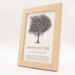 Ancient Wisdom Gemstone Framed Picture - Tree of Life - Moonstone  (20x14.7x1cm) - Image 4