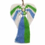 Ancient Wisdom Macrame Indonesian Cotton Earth Guardian Angel + Gift Box - Image 5