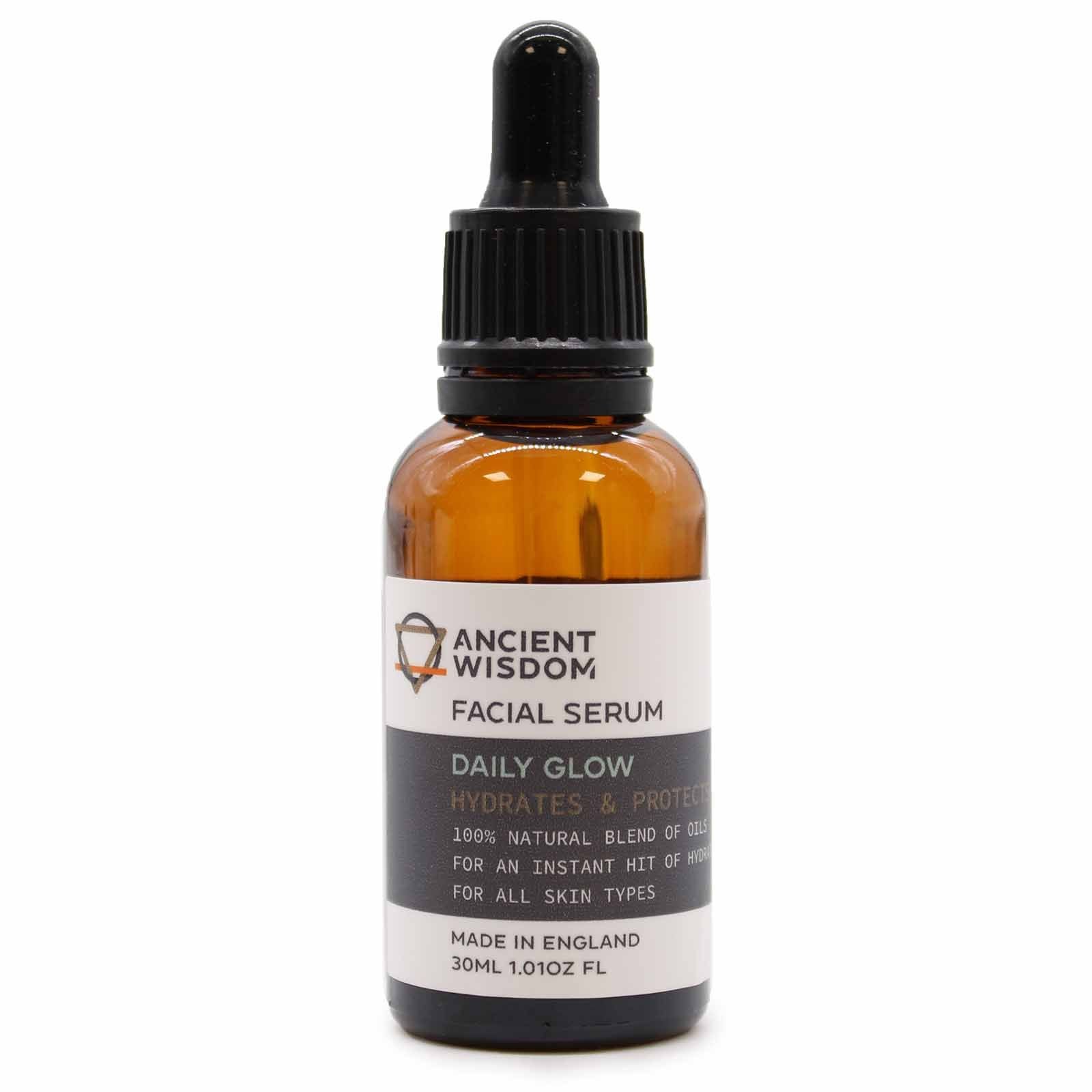 bG9jYWw6Ly9tZWRpYS85Sy9HQy82MFIzMEMxRzZSVDNHQzlLL2MzMWVlM2FkLmpwZWc.jpg Ancient Wisdom Daily Glow Hydrates & Protects Facial Serum - Image 1