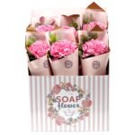 Ancient Wisdom Single Carnation Bouquet Soap Flower - Image 2
