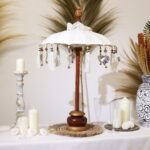 Ancient Wisdom Natural 40cm Bali Home Decor Canvas Parasol - Image 6