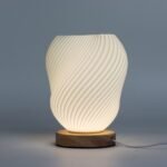 Ancient Wisdom Shell Twisted New Wave USB Lamp - Image 4