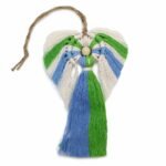 Ancient Wisdom Macrame Indonesian Cotton Earth Guardian Angel + Gift Box