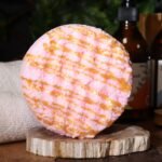 Ancient Wisdom Pink Charlotte Shea Butter Bubble Soap Sponge - Image 3