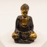 Ancient Wisdom Set of 6 Gold Mini Buddha Statues (Assorted Colours) - Image 7