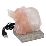 Ancient Wisdom Elephant Shaped Multicolour USB Himalayan Salt Lamp