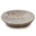 Ancient Wisdom Cream Classic Oval Marble Soap Dish