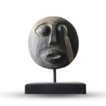 Ancient Wisdom Timor Tribal Albasia Wood Decorative Mask - Antique - Image 5