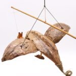 Ancient Wisdom Natural Coconut Dragon Mobile 37cm - Image 2