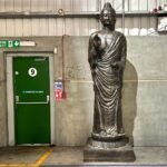 Ancient Wisdom Tall 3m Antique Gold Standing Buddha Statue