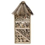 Ancient Wisdom Handcrafted Driftwood Bee & Insect Highrise Box