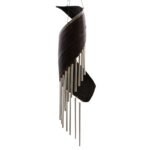 Ancient Wisdom Chocolate Handcrafted Coconut Leaf Wind Chime - Image 3
