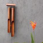 Ancient Wisdom Natural Finish 4 Large Tubes Bamboo Wind Chime