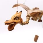 Ancient Wisdom Natural Coconut Dragon Mobile 37cm - Image 3