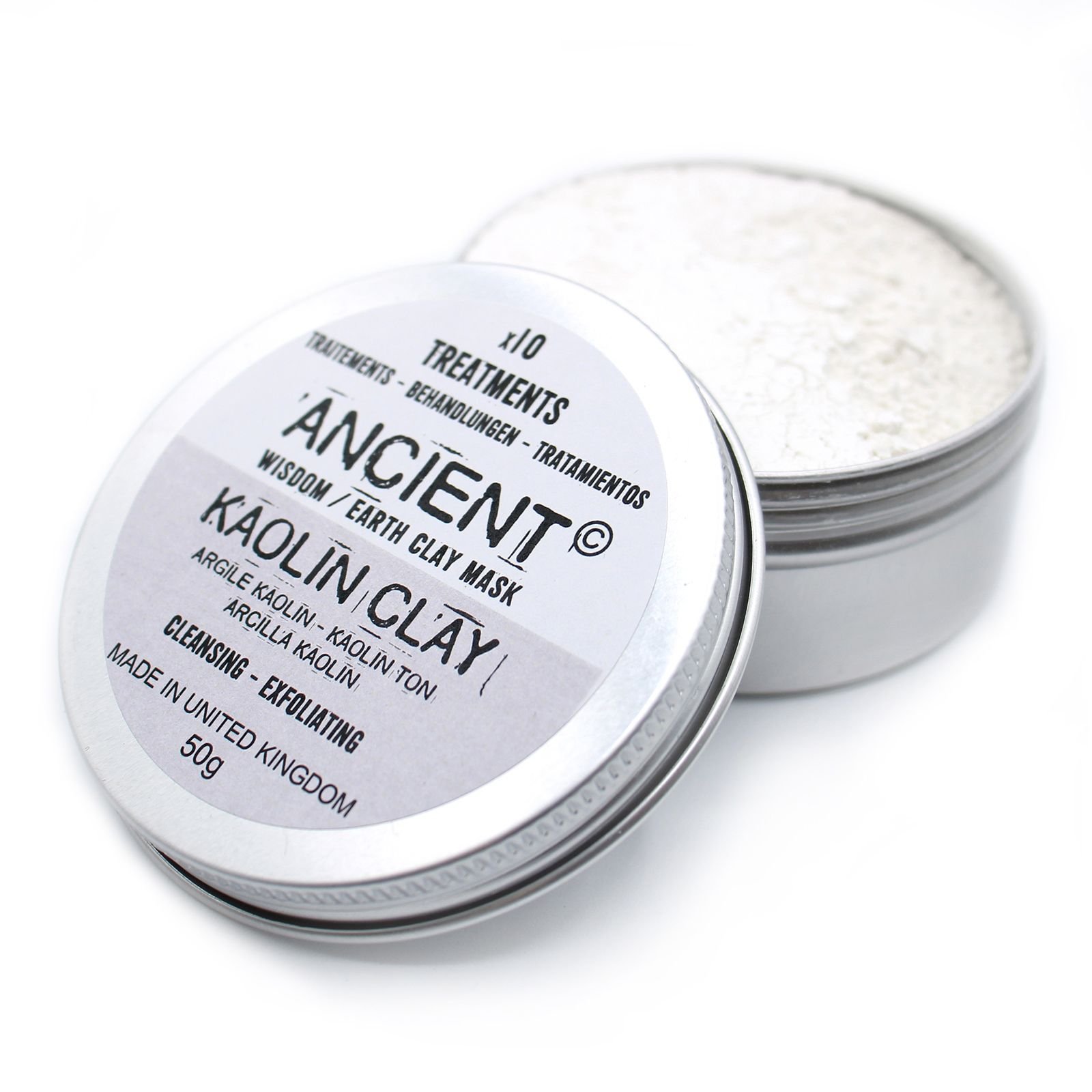 bG9jYWw6Ly9tZWRpYS85US82RS82MFIzMEMxRzZSUzM2RTlRL2MwMjc1NjhhLmpwZWc.jpg Ancient Wisdom Earth Clay Mask Kaolin Clay 50g - Image 1