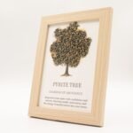 Ancient Wisdom Gemstone Framed Picture - Tree of Life - Pyrite (20x14.7x1cm) - Image 4