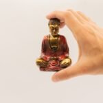 Ancient Wisdom Set of 6 Gold Mini Buddha Statues (Assorted Colours) - Image 9