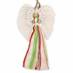 Ancient Wisdom Macrame Indonesian Cotton Harmony Guardian Angel + Gift Box - Image 2
