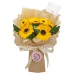 Ancient Wisdom Large Soap Sunflowers Bouquet - Love Is Eternal