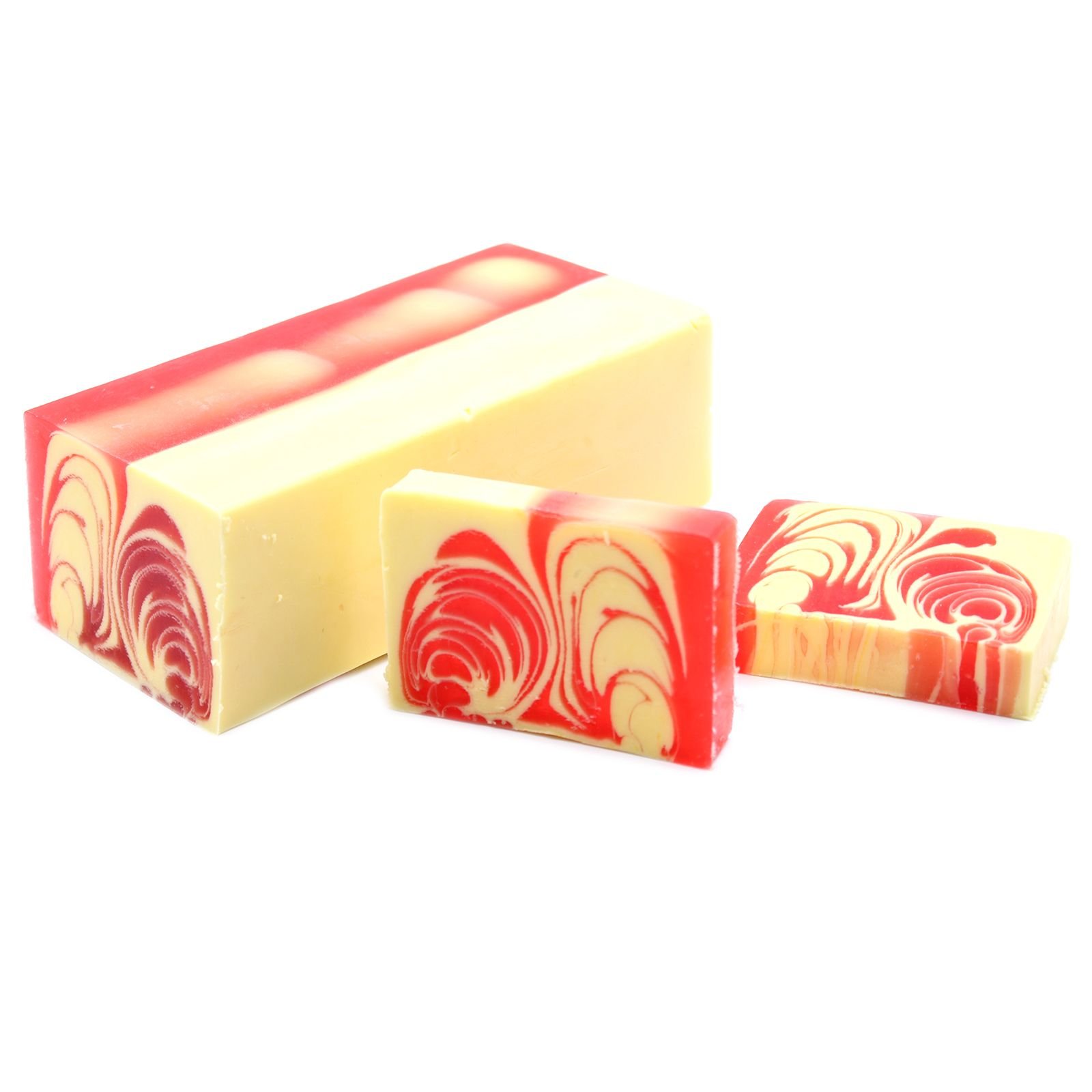 bG9jYWw6Ly9tZWRpYS85US9BRC82MFIzMEMxRzZSUktBRDlRL2M5MTZmYWRkLmpwZWc.jpg Ancient Wisdom Handcrafted Strawberry Soap Loaf 1.2kg - Image 1