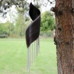 Ancient Wisdom Chocolate Handcrafted Coconut Leaf Wind Chime - Image 6
