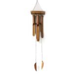 Ancient Wisdom Natural Finish 6 Large Tubes Bamboo Wind Chime