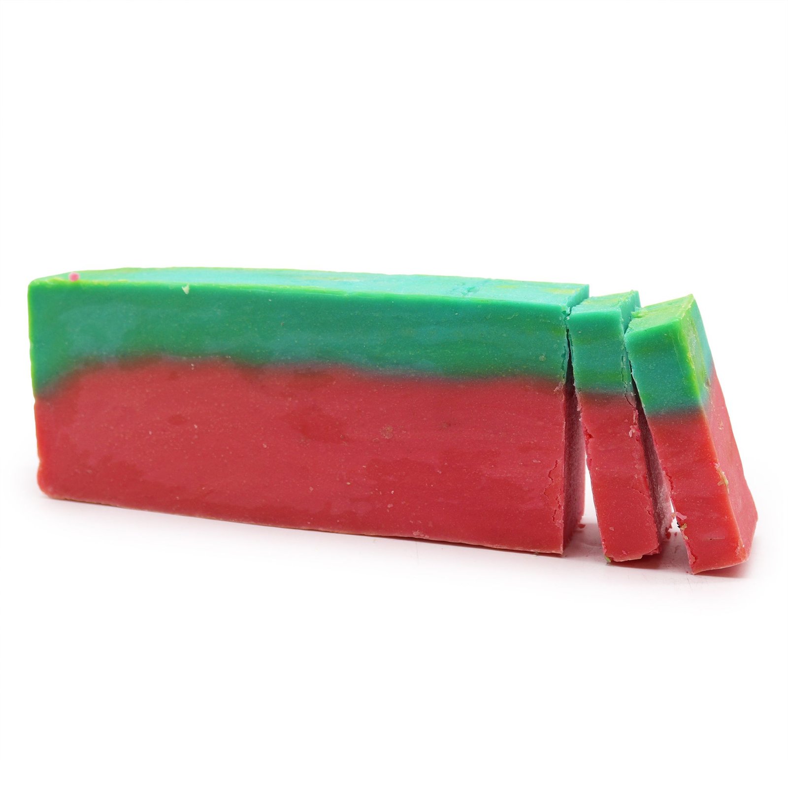 bG9jYWw6Ly9tZWRpYS85US9KRC82MFIzMEMxRzY4V0tKRDlRL2Y5NDI5ZWU0LmpwZWc.jpg Ancient Wisdom Watermelon Olive Oil Soap Loaf - Image 1