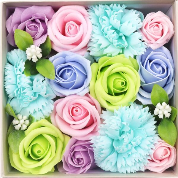 Ancient Wisdom Soap Blue Flowers Baby Blessings Square Box