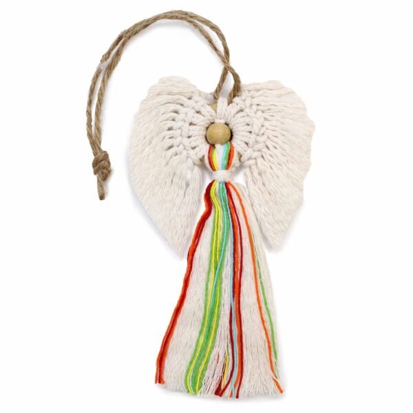Ancient Wisdom Macrame Indonesian Cotton Harmony Guardian Angel + Gift Box