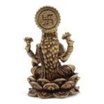 Ancient Wisdom Brass Miniature Gods – Laxmi (37mm) - Image 2